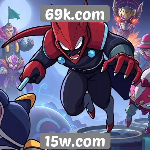 Mercado competitivo de jogos no site 69k.com